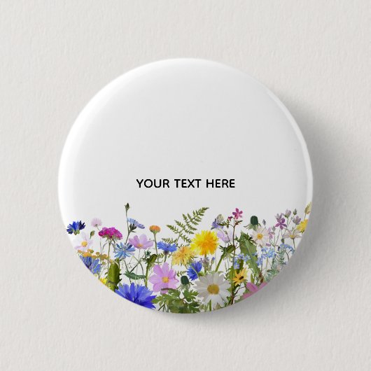 Erstellen Sie Ihre eigene farbenfrohe Flora Button (Vorderseite)
