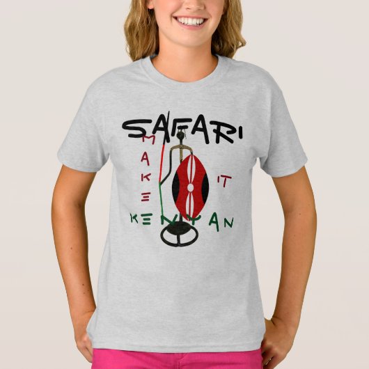 Erstellen Sie Ihre eigene farbenfrohe Hakuna Matat T-Shirt (Vorderseite)