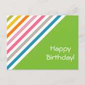 Erstellen Sie Ihre eigene farbenfrohe Pastellkarte Postkarte (Vorderseite)