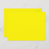 Erstellen Sie Ihre eigene, farbenfrohe Postkarte. Postkarte (Vorne/Hinten)