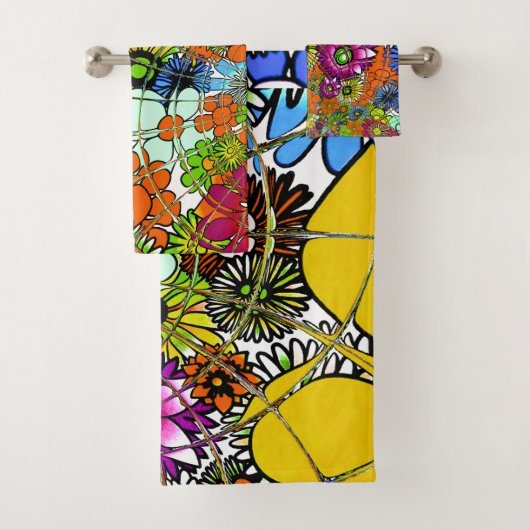 .Erstellen Sie Ihre eigene farbenfrohe Unendlichke Badhandtuch Set (Insitu)