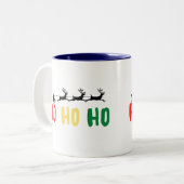 Erstellen Sie Ihre eigene farbenfrohe Weihnachtsfe Zweifarbige Tasse (Vorderseite Links)