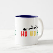 Erstellen Sie Ihre eigene farbenfrohe Weihnachtsfe Zweifarbige Tasse (VorderseiteRechts)