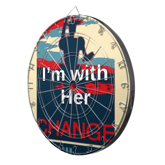 Erstellen Sie Ihre eigene farbige Veränderung, die Dartscheibe (Vorderseite rechts)