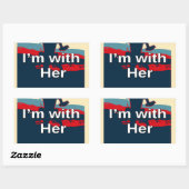 Erstellen Sie Ihre eigene farbige Veränderung, die Rechteckiger Aufkleber (Blatt)