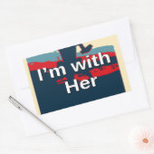 Erstellen Sie Ihre eigene farbige Veränderung, die Rechteckiger Aufkleber (Umschlag)