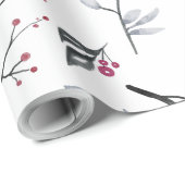 Erstellen Sie Ihre eigene Farbwahl Rot und Grau He Geschenkpapier (Rolleneckpunkt)