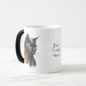Erstellen Sie Ihre eigene feine schwarze Katze Verwandlungstasse (Vorderseite Links)