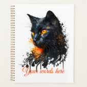Erstellen Sie Ihre eigene, feine schwarze Katzenbü Planer (Vorderseite)