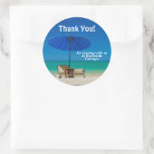 Erstellen Sie Ihre eigene Ferienvermietung für Ihr Runder Aufkleber (Tasche)