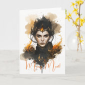 Erstellen Sie Ihre eigene FeuerHexe Karte (Gelbe Blume)