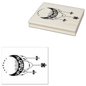 Erstellen Sie Ihre eigene Filigree Boho Moon Silho Gummistempel (Stempel)