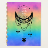 Erstellen Sie Ihre eigene Filigree Boho Moon Silho Planer (Vorderseite)