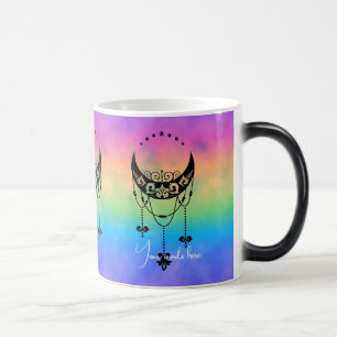 Erstellen Sie Ihre eigene Filigree Boho Moon Silho Verwandlungstasse