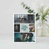 Erstellen Sie Ihre eigene Fitness Foto Postkarte (Stehend Vorderseite)