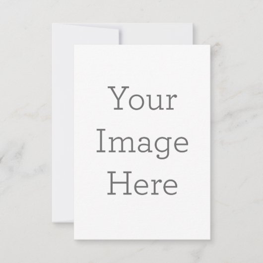 8.89 cm x 12.7 cm Flache Save The Date Karte (Vorderseite)