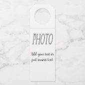 Erstellen Sie Ihre eigene Flaschenhalterung Flaschenanhänger (Rückseite)