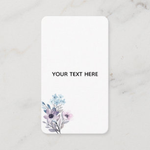 Erstellen Sie Ihre eigene Floral Begleitkarte