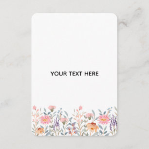 Erstellen Sie Ihre eigene Floral Begleitkarte