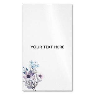 Erstellen Sie Ihre eigene Floral  Magnetische Visitenkarte