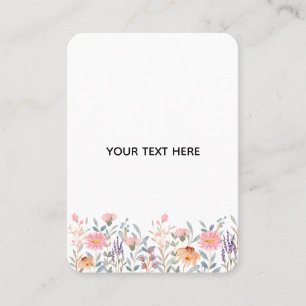 Erstellen Sie Ihre eigene Floral Visitenkarte