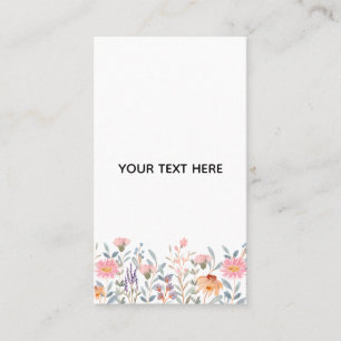 Erstellen Sie Ihre eigene Floral Visitenkarte