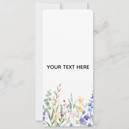 Erstellen Sie Ihre eigene florale Einladung (Vorderseite)