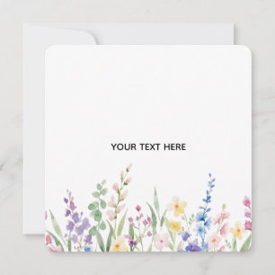 Erstellen Sie Ihre eigene florale Einladung