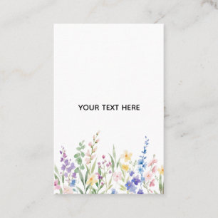 Erstellen Sie Ihre eigene florale Visitenkarte