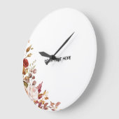 Erstellen Sie Ihre eigene florale Wanduhr (Winkel)