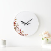 Erstellen Sie Ihre eigene florale Wanduhr (Zuhause)