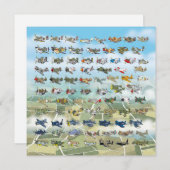 erstellen Sie Ihre eigene Flugzeugkarikatur (Vorne/Hinten)