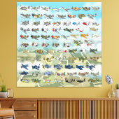 erstellen Sie Ihre eigene Flugzeugkarikatur Leinwanddruck (Insitu (Wohnzimmer))