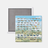 erstellen Sie Ihre eigene Flugzeugkarikatur Magnet (Vorderseite/Rückseite)