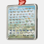 erstellen Sie Ihre eigene Flugzeugkarikatur Ornament Aus Metall (Links)