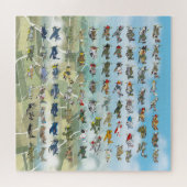 erstellen Sie Ihre eigene Flugzeugkarikatur Puzzle (Horizontal)