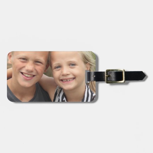 Erstellen Sie Ihre eigene Foto-Akryllische Gepäckm Gepäckanhänger (Vorderseite horizontal)