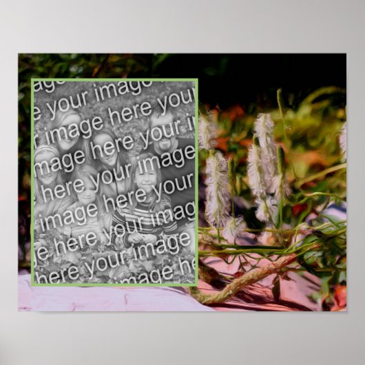 Erstellen Sie Ihre eigene Foto-Blume auf Rock Oil  Poster (Vorne)