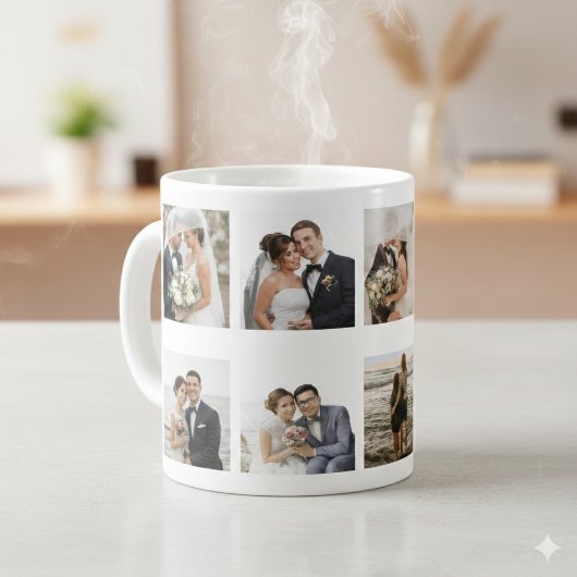 Erstellen Sie Ihre eigene Foto Collage Coffee Tass Kaffeetasse