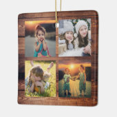 Erstellen Sie Ihre eigene Foto-Collage einzigartig Keramikornament (Links)
