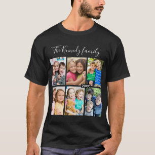 Erstellen Sie Ihre eigene Foto-Collage Familienurl T-Shirt