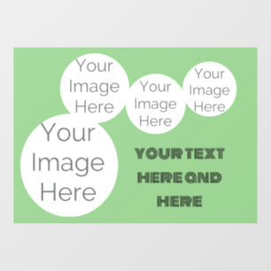 erstellen Sie Ihre eigene Foto-Collage Fensteraufkleber