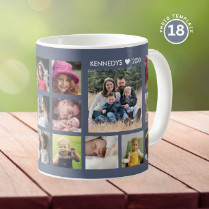Erstellen Sie Ihre eigene Foto-Collage mit 18 Foto Kaffeetasse