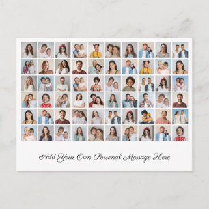 Erstellen Sie Ihre eigene Foto-Collage mit 60 Foto Postkarte