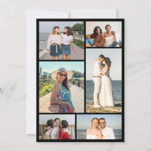Erstellen Sie Ihre eigene Foto-Collage mit 6 Fotos Karte