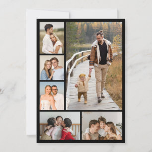 Erstellen Sie Ihre eigene Foto-Collage mit 6 Fotos Karte