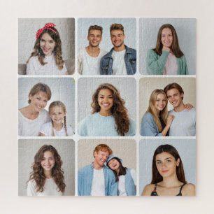 Erstellen Sie Ihre eigene Foto-Collage mit 9 abger Puzzle