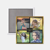 Erstellen Sie Ihre eigene Foto-Collage mit Monogra Magnet (Vorderseite/Rückseite)