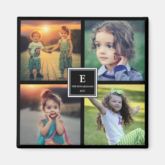 Erstellen Sie Ihre eigene Foto-Collage mit Monogra Magnet (Vorne)