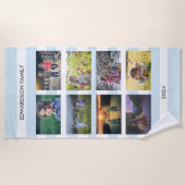 Erstellen Sie Ihre eigene Foto-Collage Strandtuch (Vorderseite)